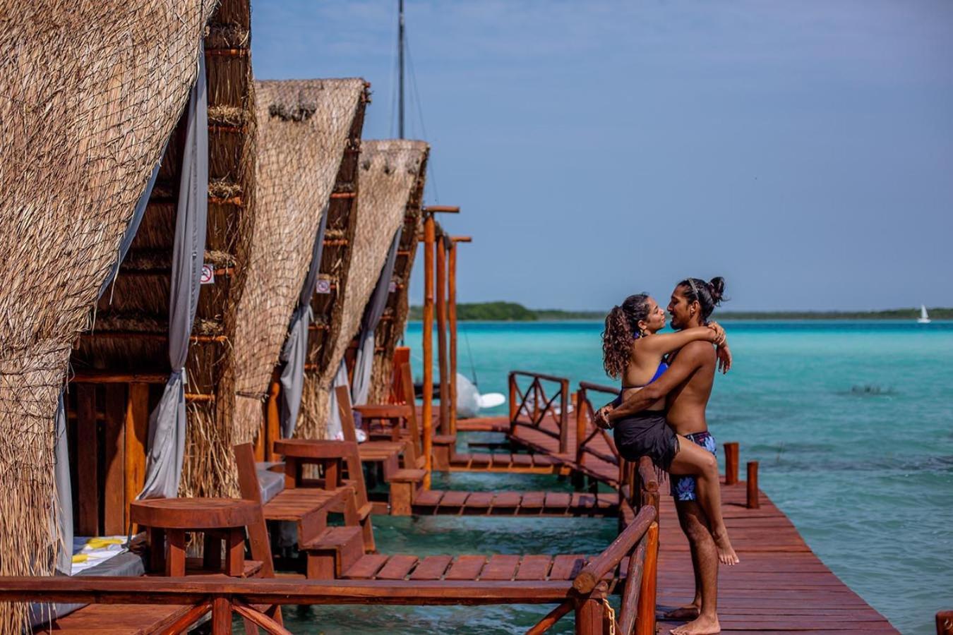 El Buho Lagoon Bacalar Eksteriør billede