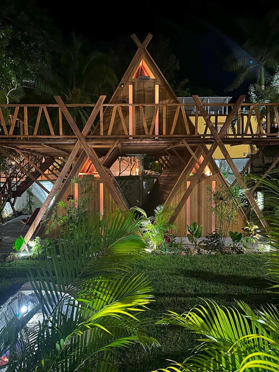 El Buho Lagoon Bacalar Eksteriør billede